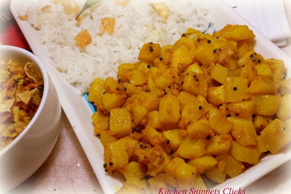 Tamilnadu style Potato Poriyal of Kitchen Snippets - Recipefy