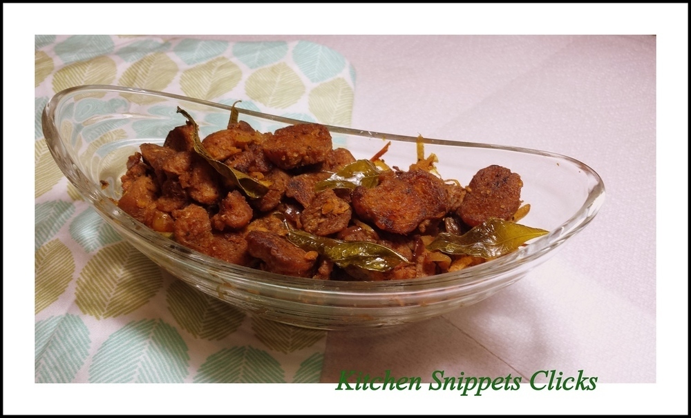 Soya Chunks Roast of Kitchen Snippets - Recipefy