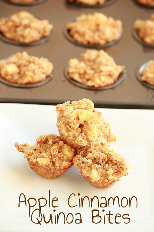 Apple Cinnamon Quinoa Bites de Kim Flowers - Recipefy