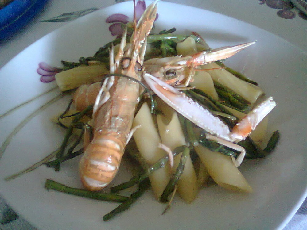 Pasta scampi e asparagi of Maria Luigia - Recipefy