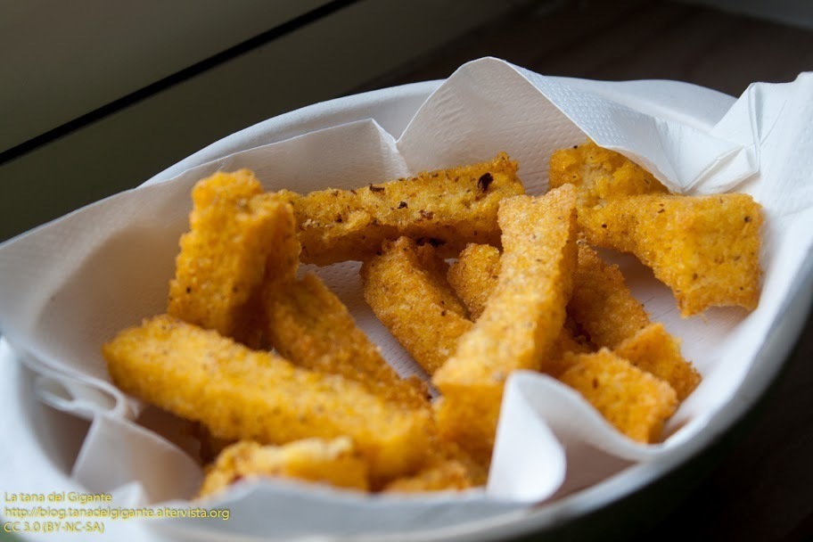 Bastoncini di polenta fritta of Il Gigante - Recipefy