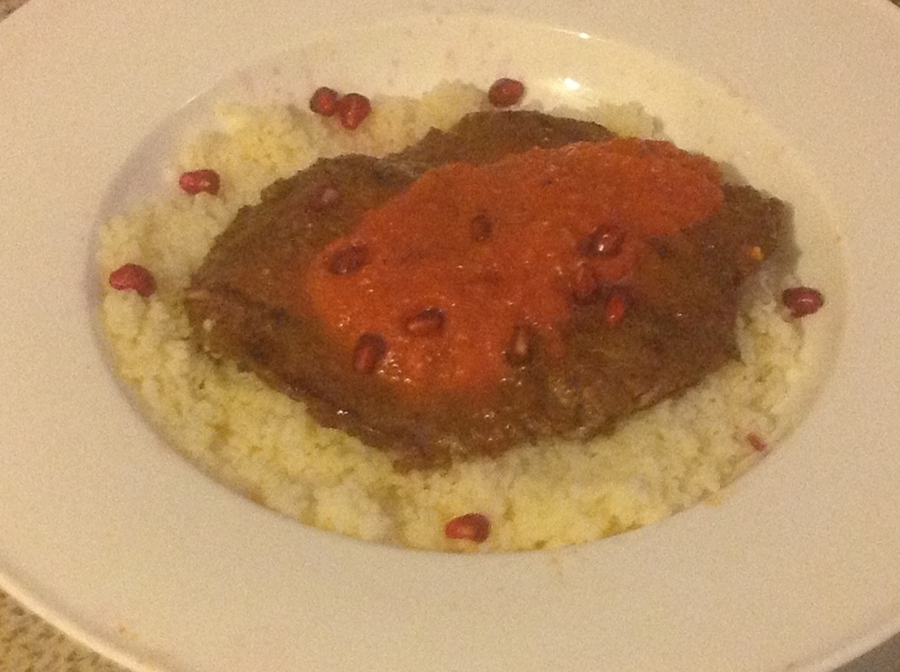 Spicy Moroccan Steak with Red Pepper Sauce di Calvin Atkinson - Recipefy