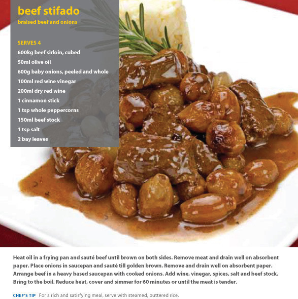 Beef Stifado - Braised Beef & Onions de  Theodoros Dionysiou - Recipefy