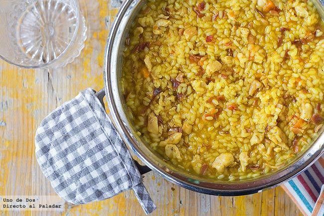 Arroz con pollo al azafrán de Angel Romero - Recipefy
