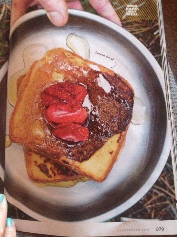 Backpackers French Toast of Sara Meyer - Recipefy