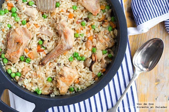 Arroz otoñal con conejo de Angel Romero - Recipefy