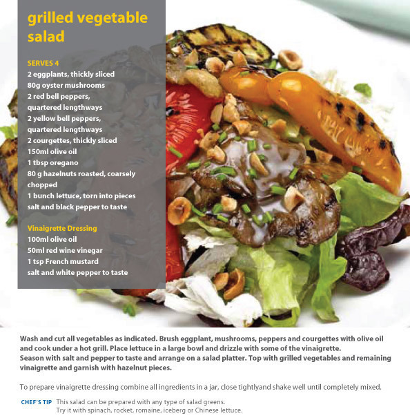 Grilled Vegetable Salad Recipe of  Theodoros Dionysiou - Recipefy