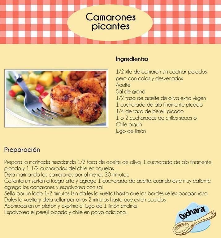 CAMARONES PICANTES de casama - Recipefy