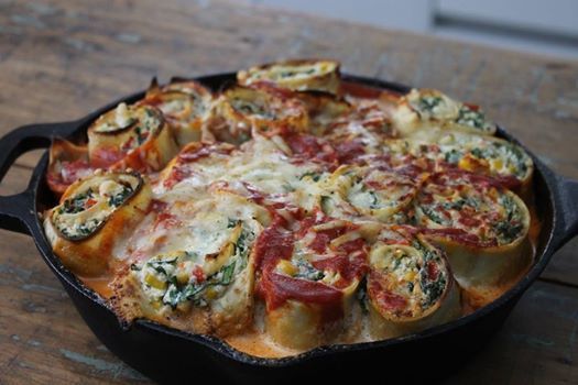 Canelones Gratinados de Brenda Paola - Recipefy