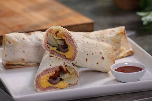 Wraps de jamón y aceitunas negras di Brenda Paola - Recipefy