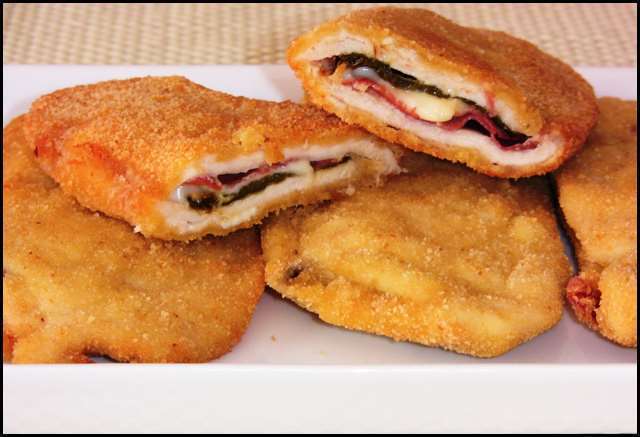 Milanesas de pollo rellenas de Brenda Paola - Recipefy