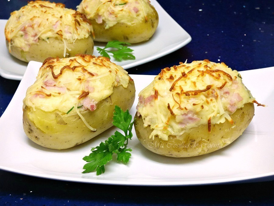 Papas rellenas de jamón y queso of Brenda Paola - Recipefy