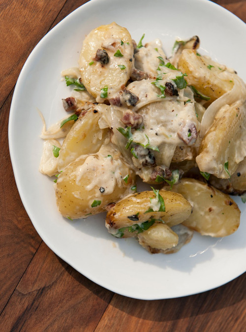 Pommes de terre en papillote a la creme di The Vallee-Masse - Recipefy