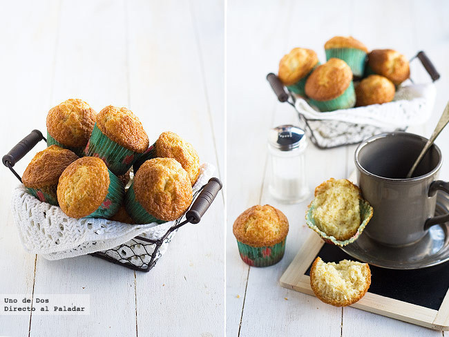 Magdalenas de limón con copete of Angel Romero - Recipefy