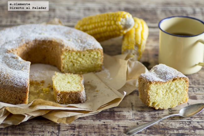 Bizcocho de harina de maiz y limón de Angel Romero - Recipefy
