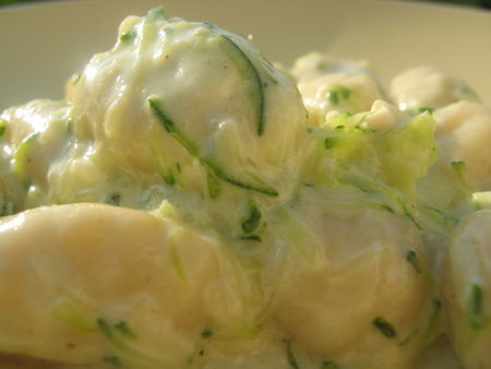 Sauce Courgette/Chèvre pour gnocchis of katia - Recipefy