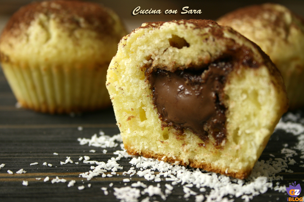 Muffins cocco e nutella of Letizia - Recipefy