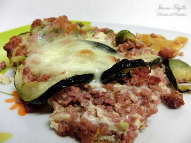 Cazuela de calabacín y carne picada of Angel Romero - Recipefy