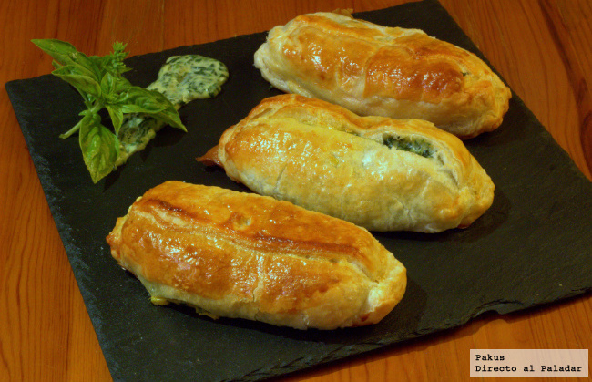 Salmón en hojaldre con crema de espinacas of Angel Romero - Recipefy