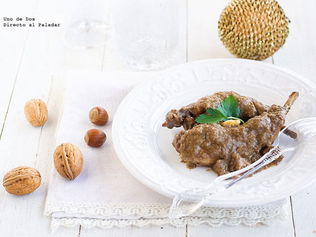 Conejo en salsa de nueces de Angel Romero - Recipefy