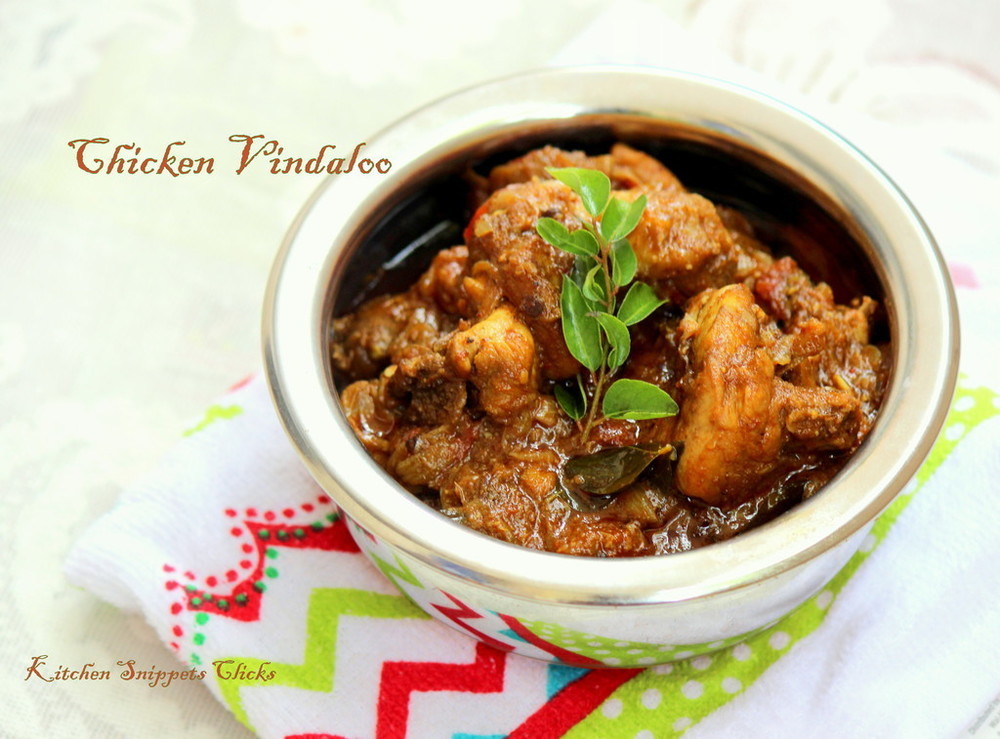 Chicken Vindaloo of Kitchen Snippets - Recipefy