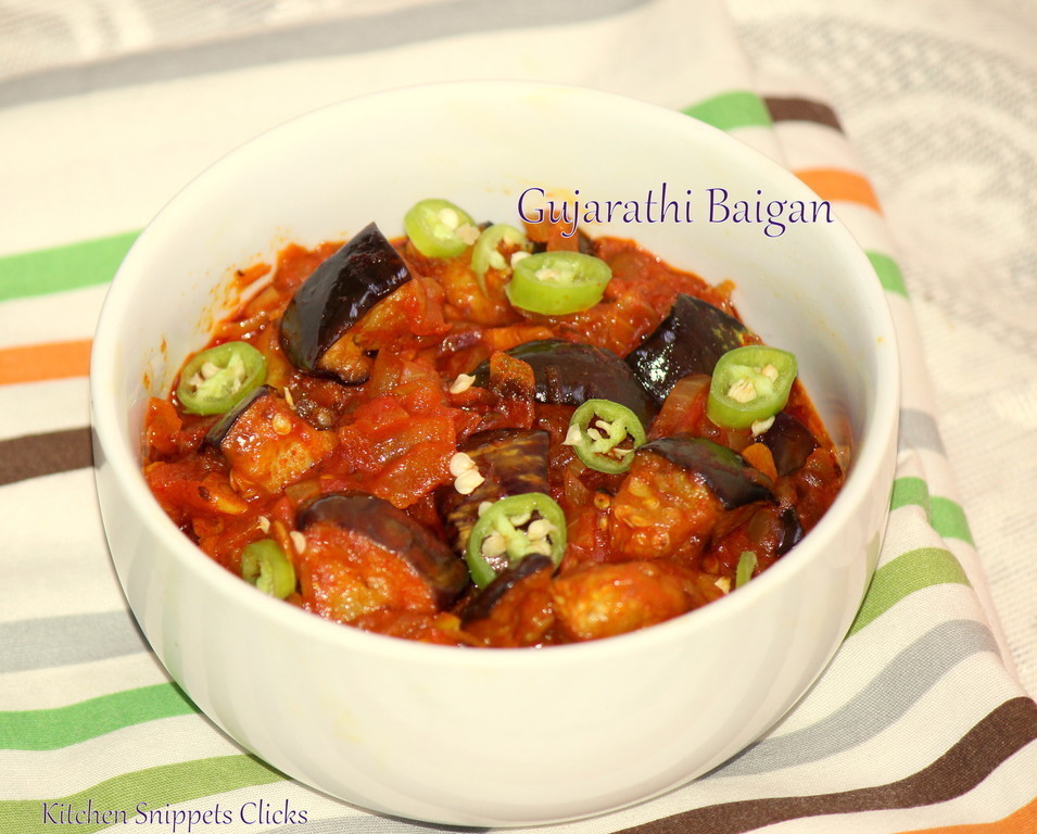 Gujarathi Baigan of Kitchen Snippets - Recipefy