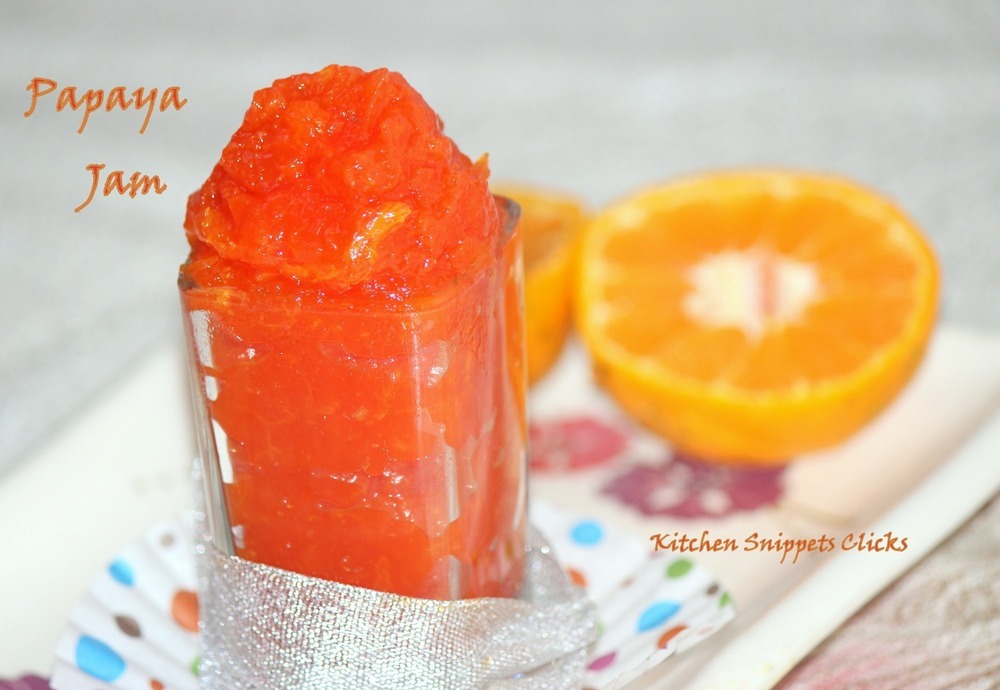 Papaya Jam of Kitchen Snippets - Recipefy