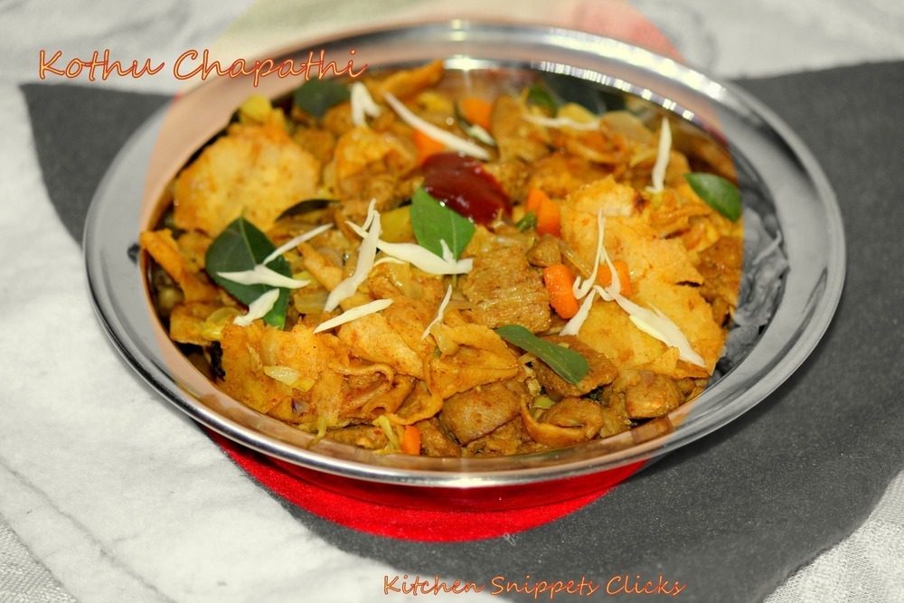 Kothu Chapathi de Kitchen Snippets - Recipefy