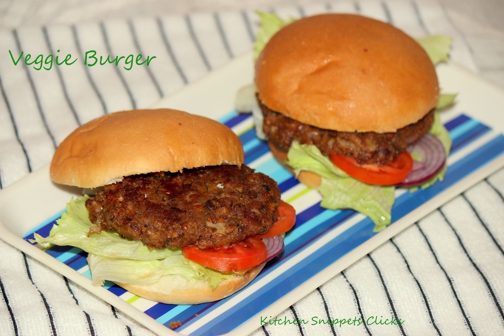 Veggie Burger of Kitchen Snippets - Recipefy