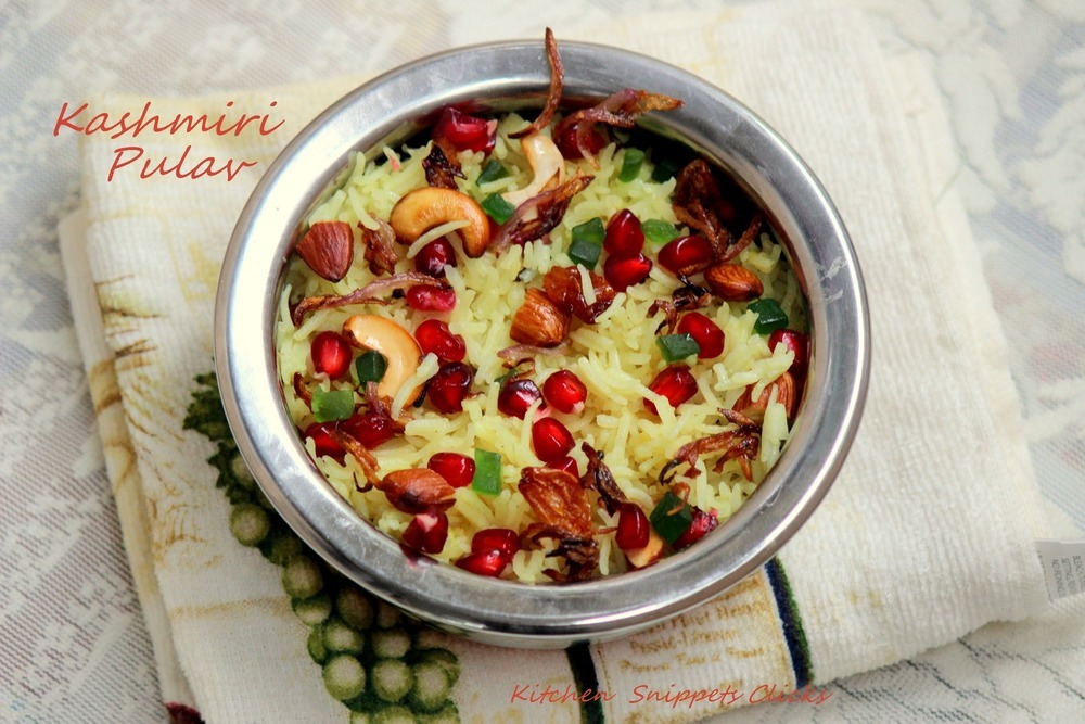 Kashmiri Pulav of Kitchen Snippets - Recipefy
