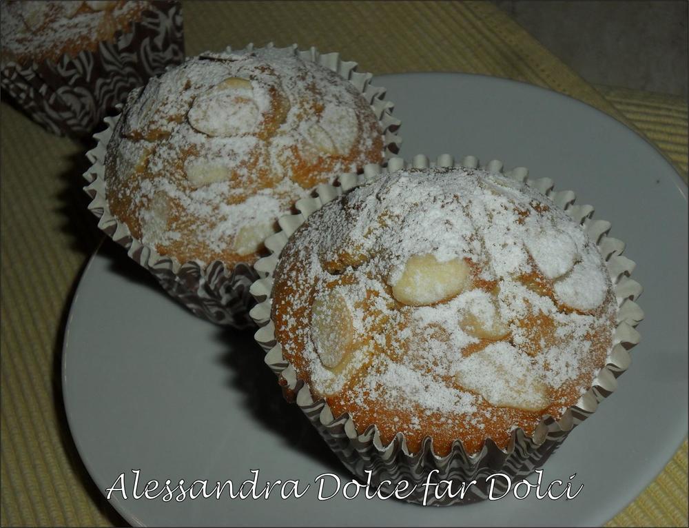 Muffins bio con farina di riso, zucchero di canna e yogurt al malto of Alessandra Dolce Far Dolci - Recipefy