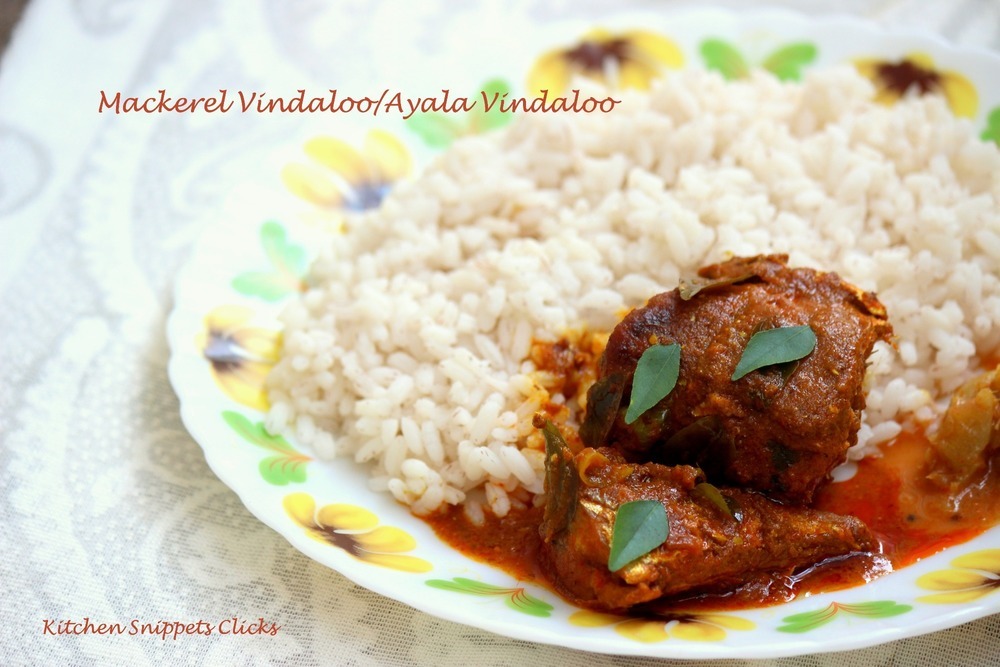 Mackerel Vindaloo/Ayala Vindaloo of Kitchen Snippets - Recipefy