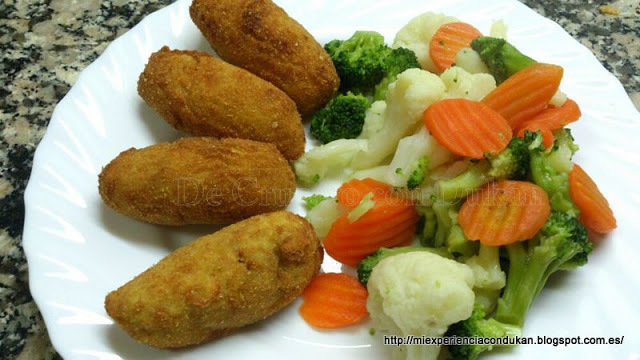 CROQUETAS DE POLLO DUKAN (pp,pv, a partir de crucero) di Leire Kalesi - Recipefy