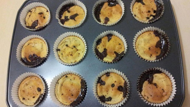 Banana Cupcakes with Choc Chip Pieces of Sweeter Life Club - Recipefy