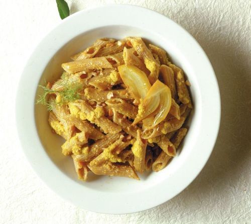 Pennette di farro al sugo di finocchi e tofu di Valentina - Recipefy