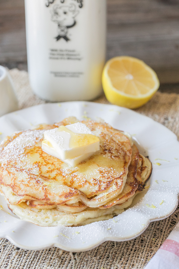 Lemon Ricotta Pancakes with Homemade Ricotta de urshy - Recipefy