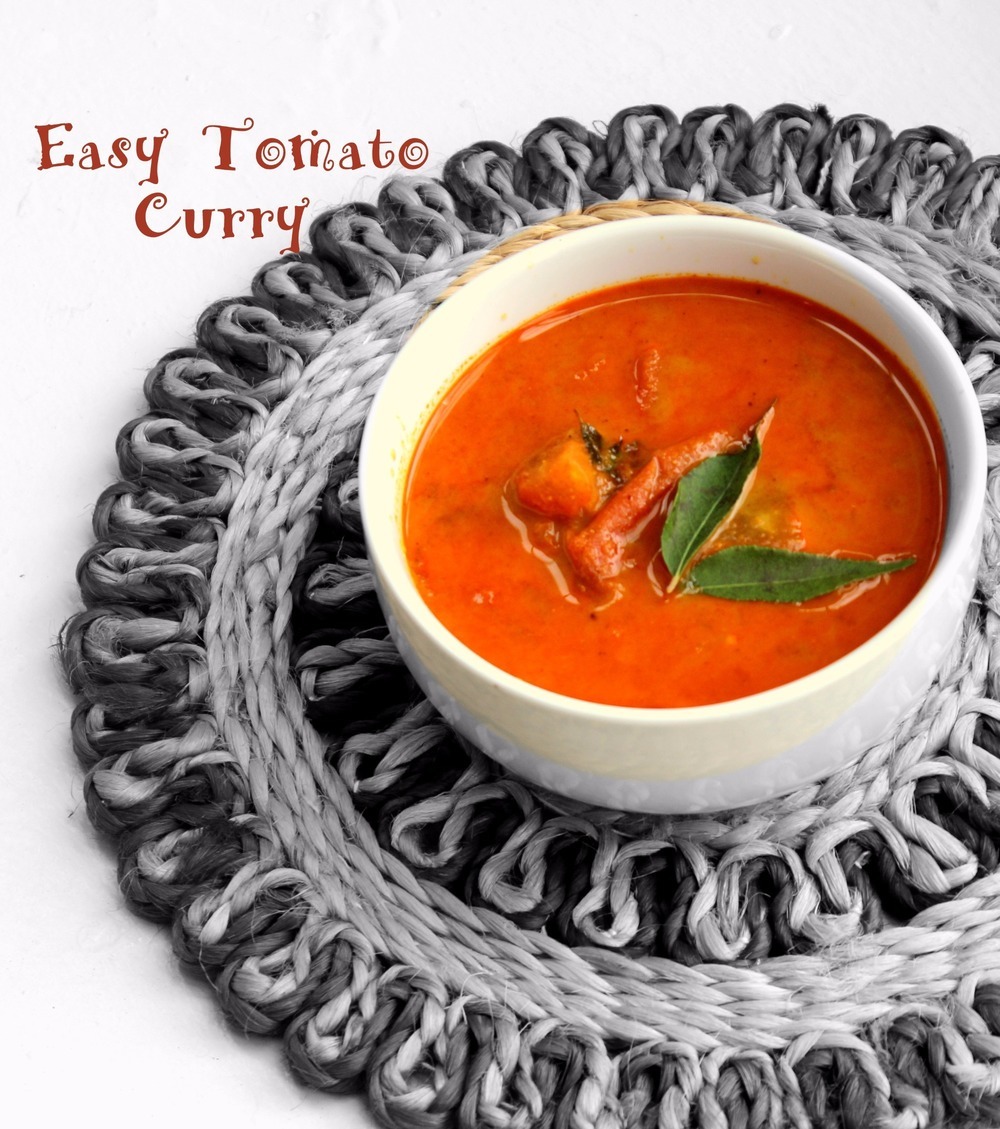 Easy Tomato Curry of Kitchen Snippets - Recipefy