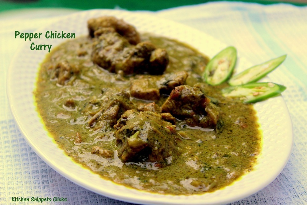 Pepper Chicken Curry de Kitchen Snippets - Recipefy