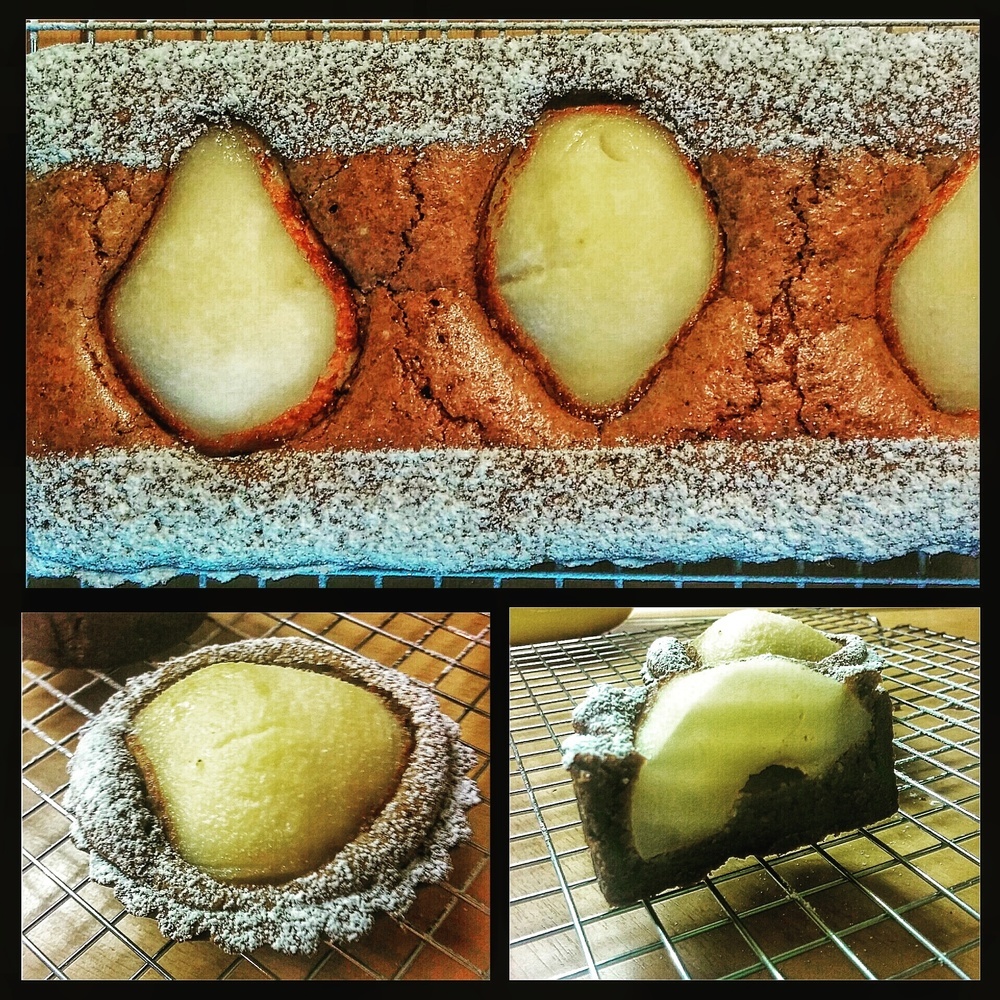 Pear, chocolate and almond tart di urshy - Recipefy