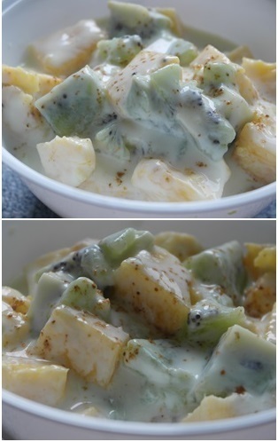 Fruit Salad with yoghurt de Laxmii Limbu - Recipefy