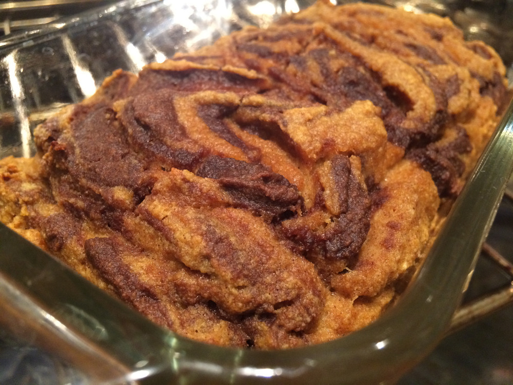 Paleo Chocolate Pumpkin Marbled Bread di Tina Turbin - Recipefy