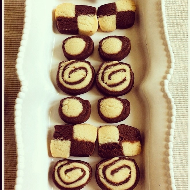 Biscotti sable' bicolore di Eleonora  Michielan - Recipefy