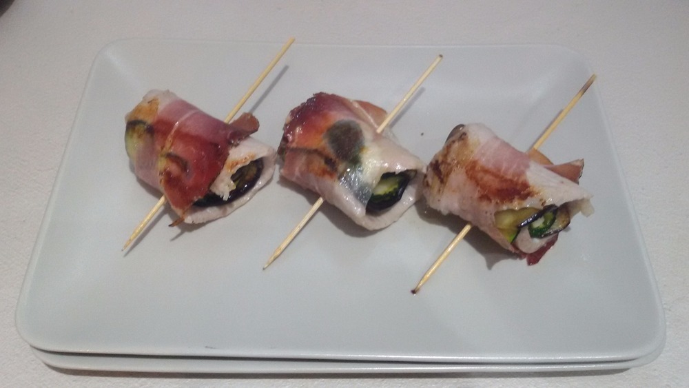Spiedoni di lonza e verdure grigliate di Veia - Recipefy