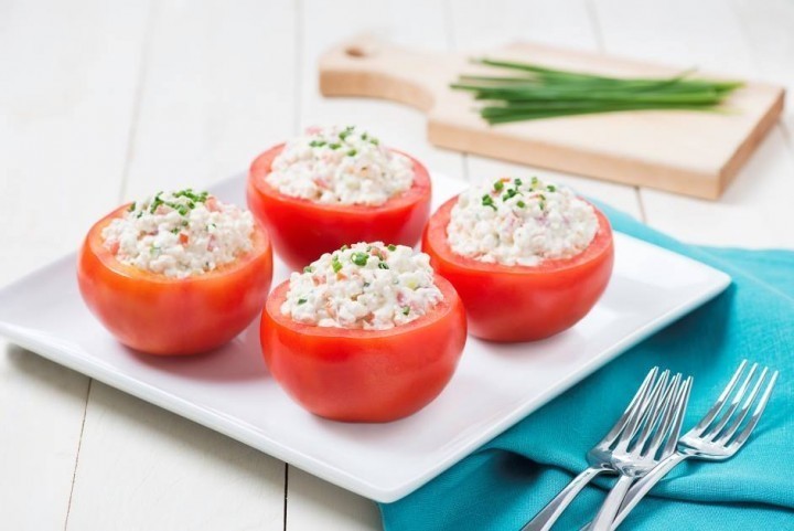 Stuffed Tomato Snacks of Amy Jessup - Recipefy