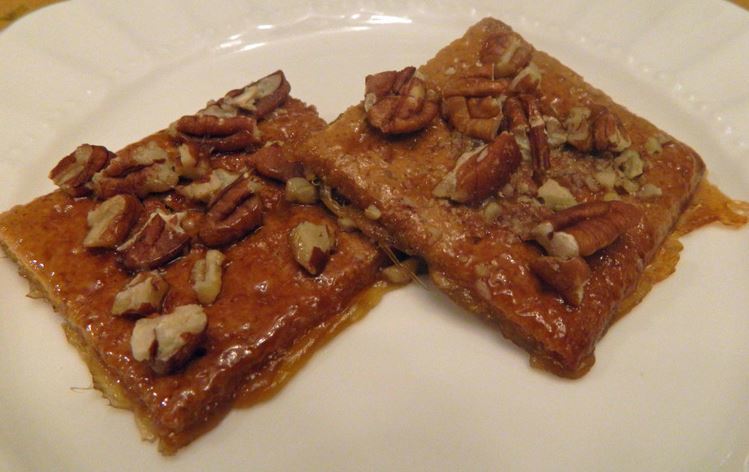 Quick And Easy Low Calorie Praline Cookie Bars of lisa laura - Recipefy