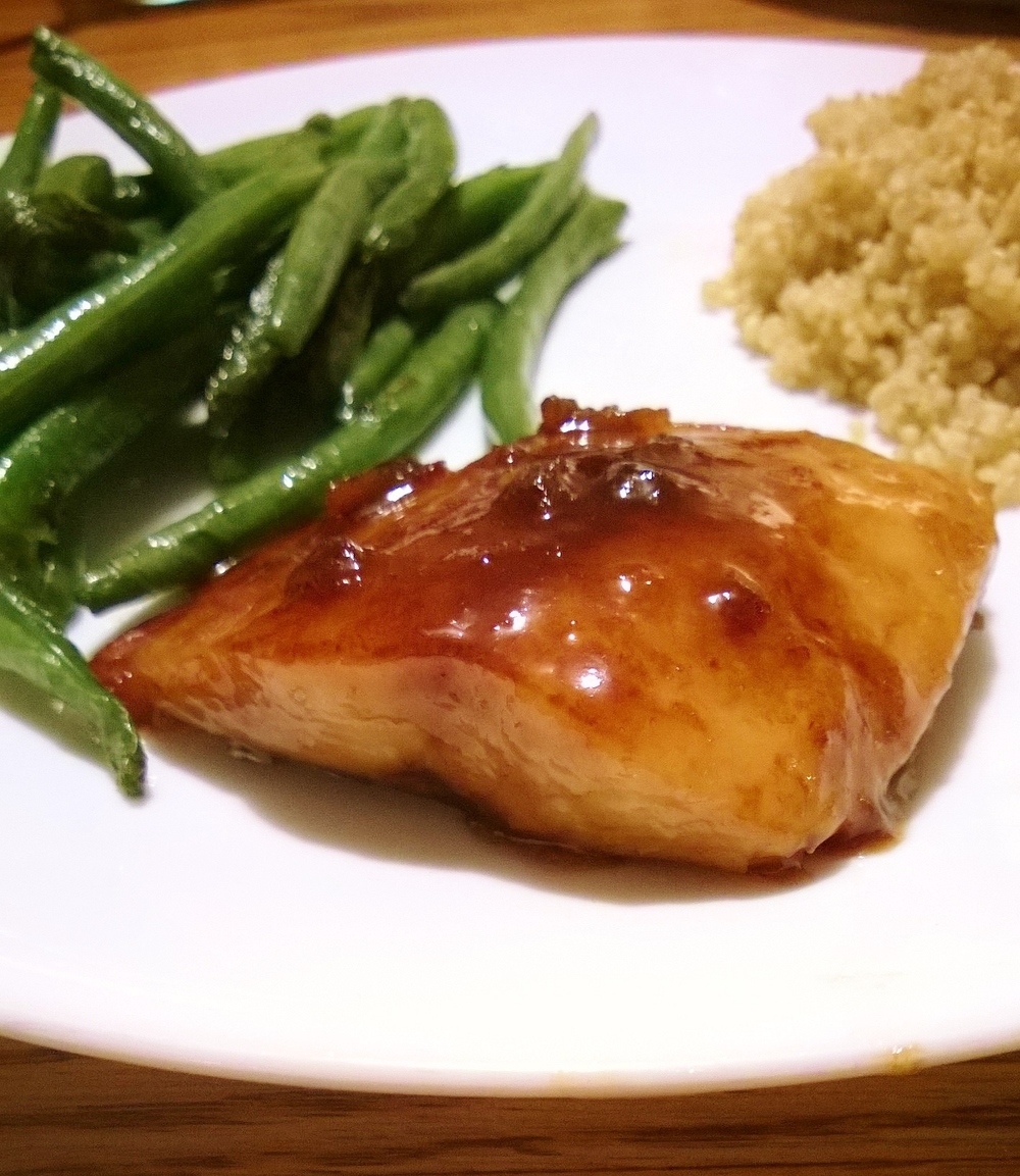 Brown Sugar Bourbon Glazed Salmon de Kellogg with a Blog - Recipefy