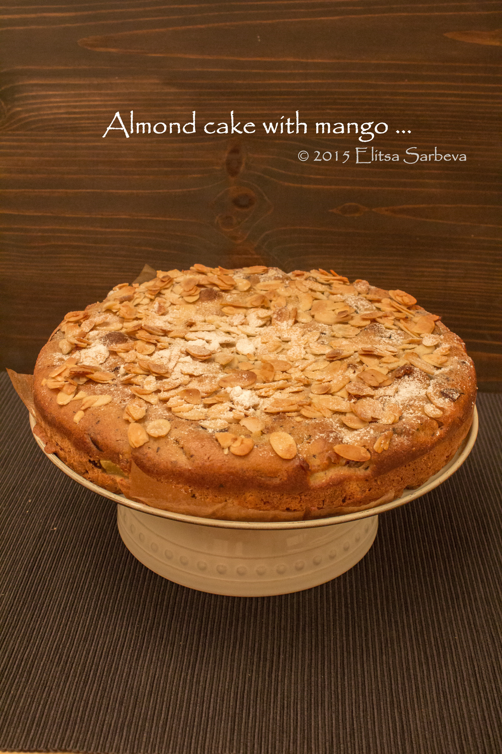 Mango – almond cake de Elitsa Surbeva - Recipefy