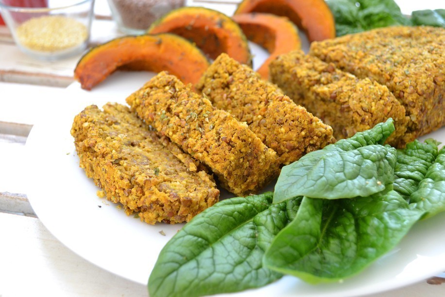 POLPETTONE DI LENTICCHIE, MIGLIO E ZUCCA de Valentina - Recipefy