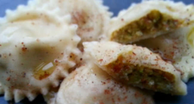 Ravioli al tofu e pistacchi de Valentina - Recipefy
