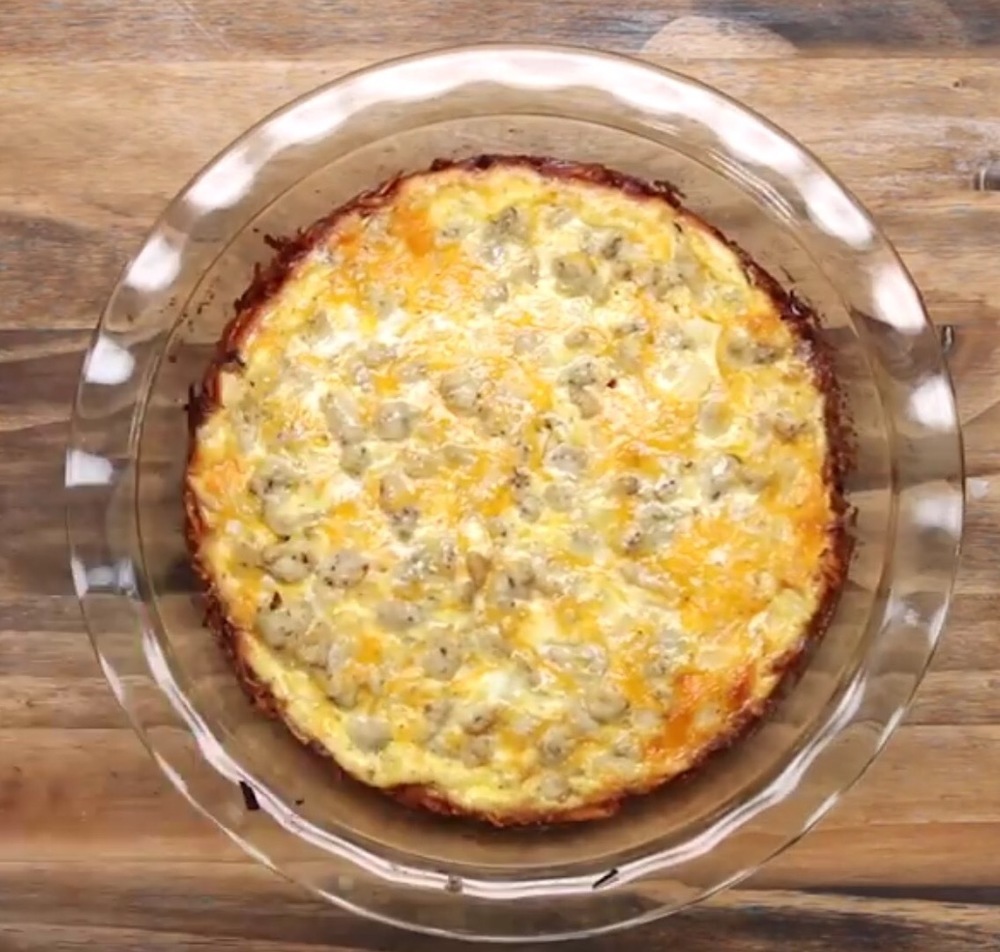 Cheesy Hash Brown Quiche of Amy Moore - Recipefy